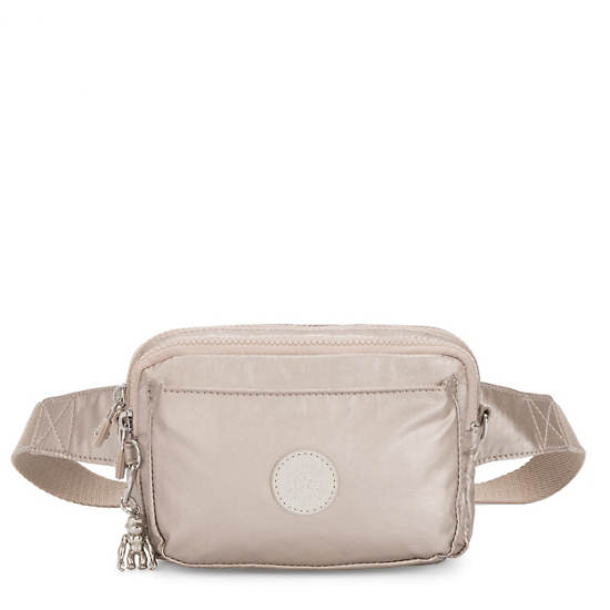 Kipling Abanu Multi Metallic Convertible Crossbody Bag Tassen Beige | België 1178HA